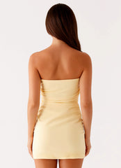 Simeon Mini Dress - Yellow